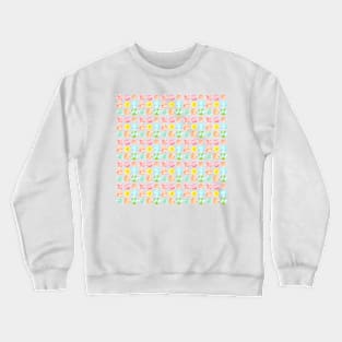 cute planets pattern Crewneck Sweatshirt